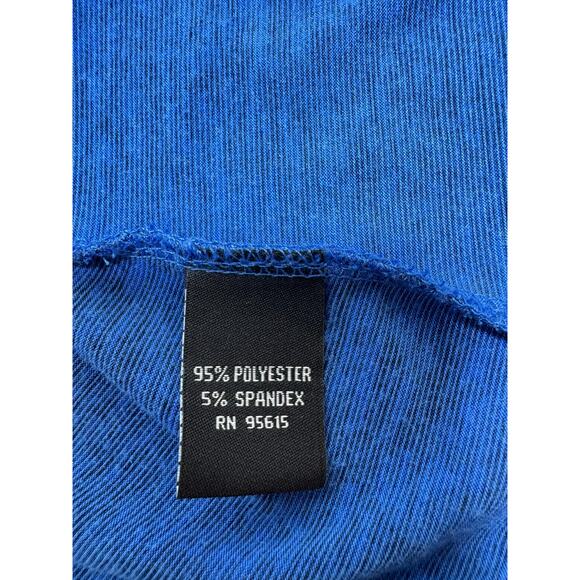 Rafaella Women’s BluevOpen Front Cardigan Sz Medium Short Sleeve Office - Picture 7 of 11